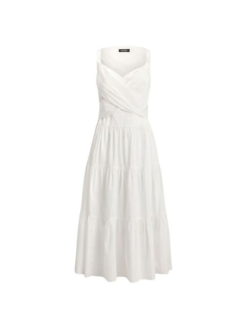 Abito in cotone LAUREN RALPH LAUREN | 200P13460001WH